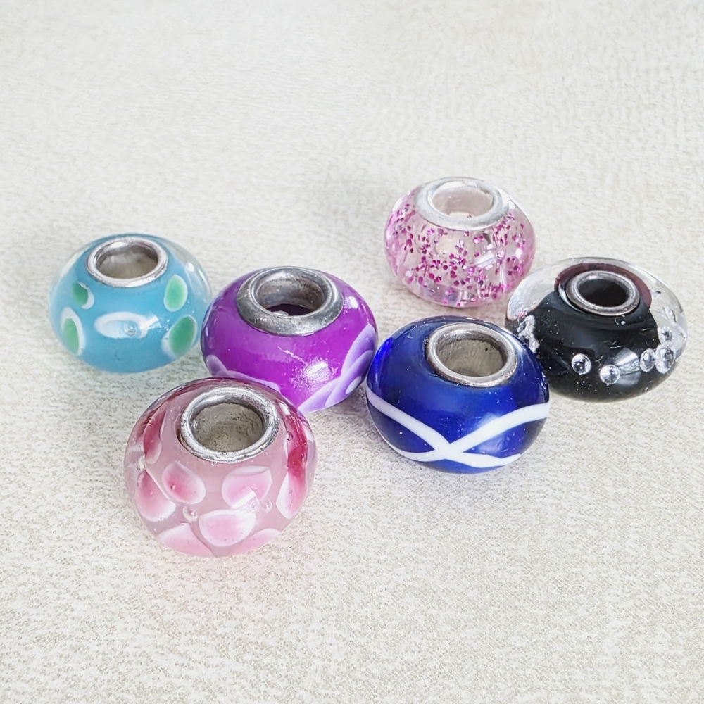 Pretty Colorful Glass Bead Set